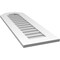 Ekena Millwork Octagonal Top Surface Mount PVC Gable Vent w/ 3-1/2"W x 1"P Standard Frame, 14"W x 42"H GVPOT14X4201SN - alternate 4